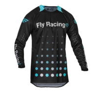 FLY RACING Evolution DST Strobe Jersey - Schwarz / Electric Blue