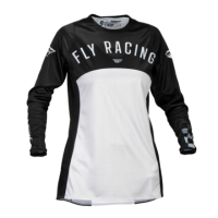 FLY RACING Lite Damen-Jersey - Schwarz/Hellgrau