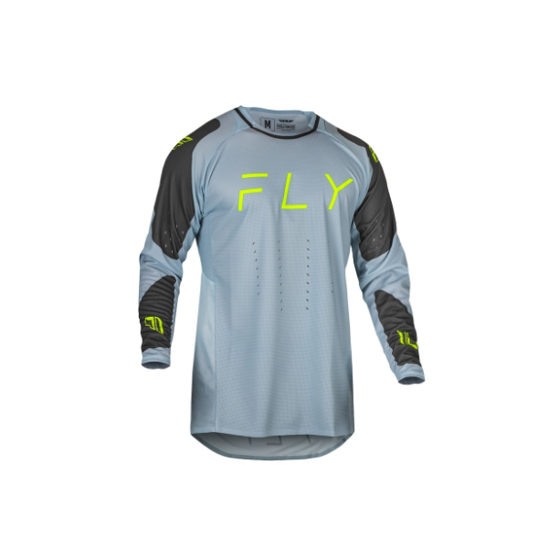 FLY RACING Evolution DST Jersey - Ice Grey/Anthrazit/Neongrün