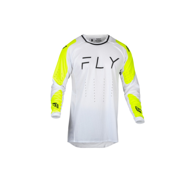 FLY RACING Evolution DST Jersey - Weiss/Hi-Vis