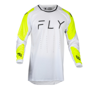 FLY RACING Evolution DST Jersey - Weiss/Hi-Vis