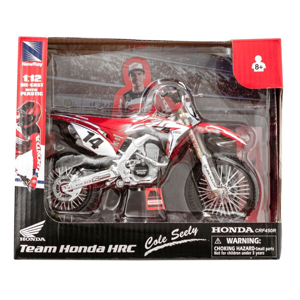 Miniatur Model HRC Cole Seely Honda 1:12