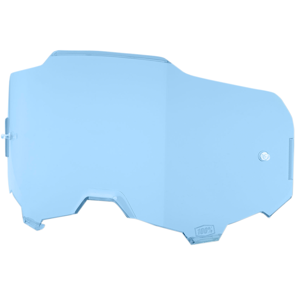 100% Armega Brillenglas blau, verspiegelt