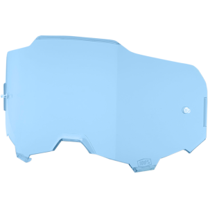 100% Armega Brillenglas blau, verspiegelt
