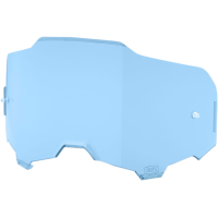 100% Armega Brillenglas blau, verspiegelt