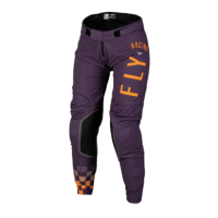 FLY RACING Lite Damen-Hose - Deep Purple/Weiß/Neon Coral