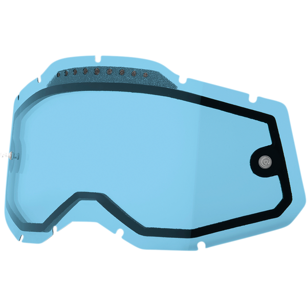100% doppeltes Brillenglas Accuri 2/Racecraft 2/Strata 2 blau