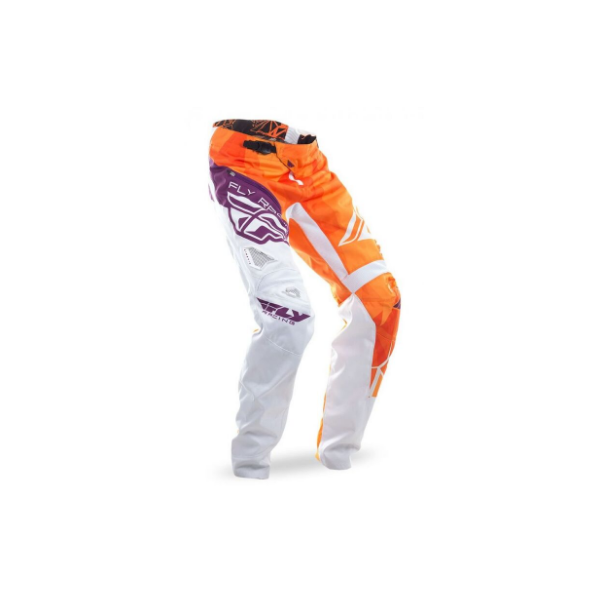 FLY RACING Crux Hose Orange/Weiß/Burgandy