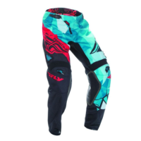FLY RACING Kinetic Crux Hose Teal/Rot
