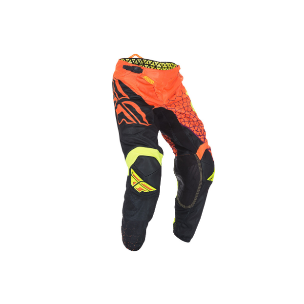 FLY RACING Kinetic Trifecta Mesh Hose - Neon Orange/Schwarz