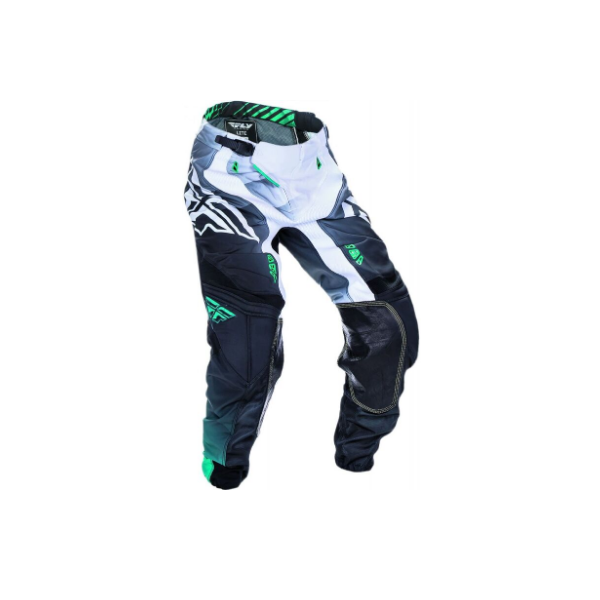 FLY RACING Leichte Hydrogen Hose Schwarz/Weiß/Teal