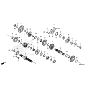 E-17 Getriebe CRF 250 Bj 2025