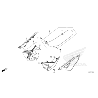 F-23 Sitz/Seitenabdeckung CRF 250 Bj 2025