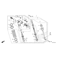 F-33 Kissen, hinten CRF 250 Bj 2025