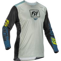 Fly MX-Jersey Lite Grey-Teal-Yel. fluo