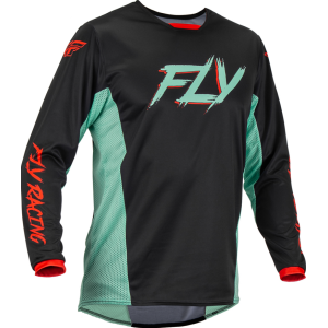 Fly MX-Jersey Kinetic S.E. Rave Black/Mint/Red
