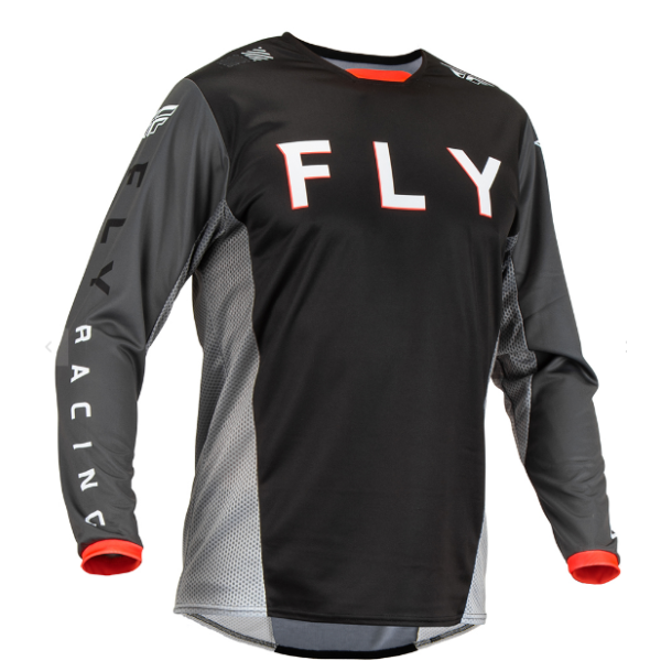 Fly MX-Jersey Kinetic Kore Black/Grey