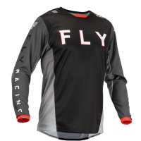 Fly MX-Jersey Kinetic Kore Black/Grey