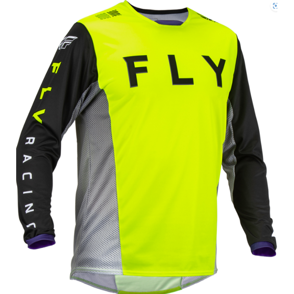 Fly MX-Jersey Kinetic Kore Hi-Vis/Black