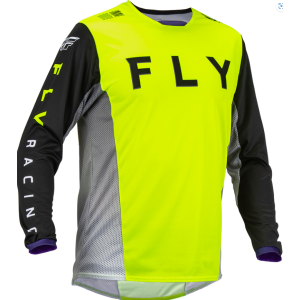 Fly MX-Jersey Kinetic Kore Hi-Vis/Black
