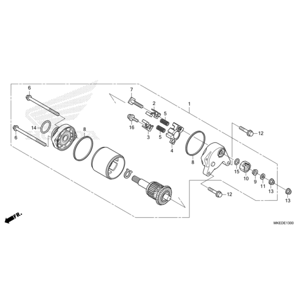 E-13 Anlasser CRF 450 Bj 2025