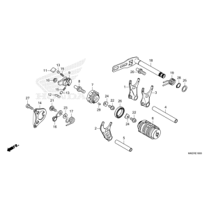 E-19 Schalttrommel CRF 450 Bj 2025