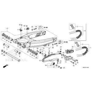 F-32 Schwinge CRF 450 Bj 2025
