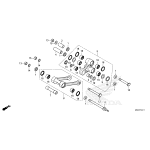 F-33-11 Kissen-Arm CRF 450 Bj 2025