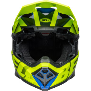 BELL Moto-10 Spherical Helm - Sliced Matte/Gloss Retina/Blue