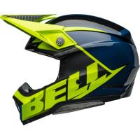 BELL Moto-10 Spherical Helm - Sliced Matte/Gloss Retina/Blue