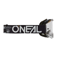 Oneal Brille B-10 ATTACK Black/White Clear V.24