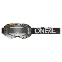Oneal Brille B-10 ATTACK Black/White Clear V.24