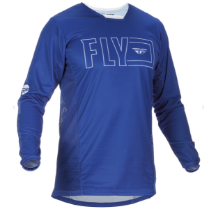 Fly MX-Jersey Kinetic Fuel Blue-White