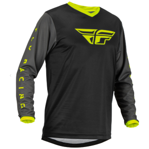 Fly MX-Jersey F-16 Black/Grey/Hi-Vis