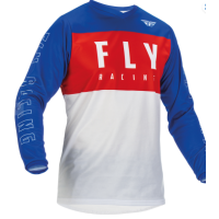 Fly MX-Jersey F-16 Red-White-Blue