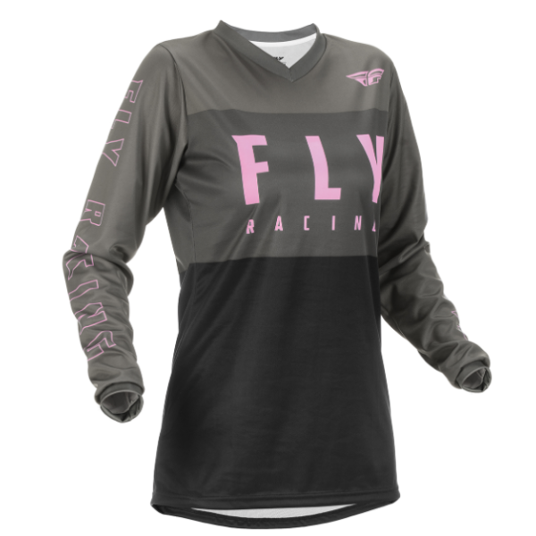 Fly MX-Jersey F-16 Women Grey-Black-Pink