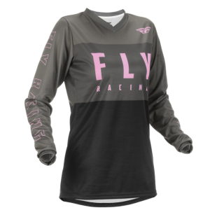 Fly MX-Jersey F-16 Women Grey-Black-Pink