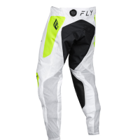 Fly MX-Pants Evolution 138-White-Yellow fluo