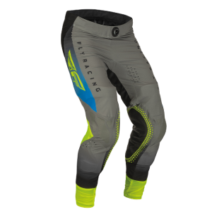 Fly MX-Pants Lite Grey/Blue/Hi-Vis
