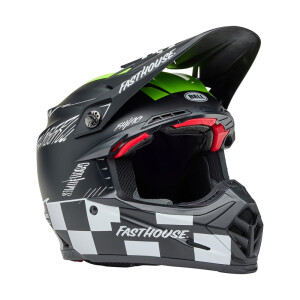 BELL Moto-9S Flex Helm - Fasthouse Smoke Bomb Matte Gloss...