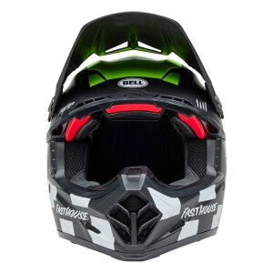 BELL Moto-9S Flex Helm - Fasthouse Smoke Bomb Matte Gloss Black/HiViz Yellow