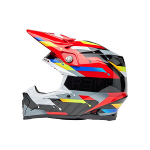 BELL Moto-9S Flex Helm - Renen Nova Gloss Black/Red