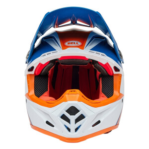 BELL Moto-9S Flex Helm - Merchant Gloss Orange/Blue