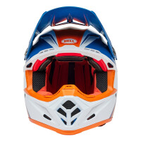 BELL Moto-9S Flex Helm - Merchant Gloss Orange/Blue