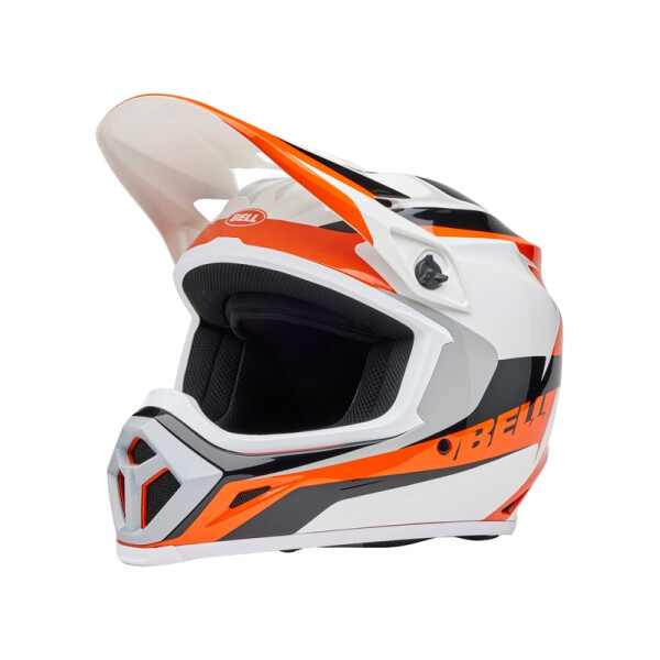 BELL MX-9 Mips Helm - Rift Gloss Orange/White