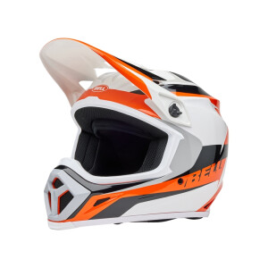 BELL MX-9 Mips Helm - Rift Gloss Orange/White