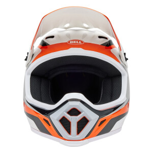 BELL MX-9 Mips Helm - Rift Gloss Orange/White
