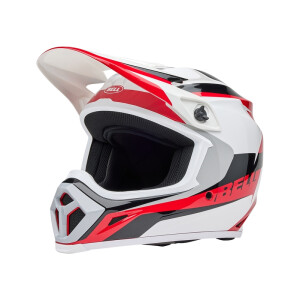 BELL MX-9 Mips Helm - Rift Gloss Red/White