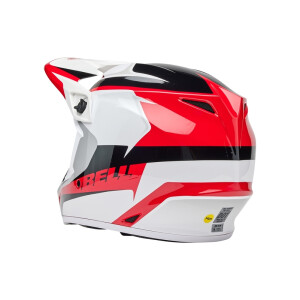 BELL MX-9 Mips Helm - Rift Gloss Red/White