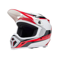 BELL MX-9 Mips Helm - Rift Gloss Red/White